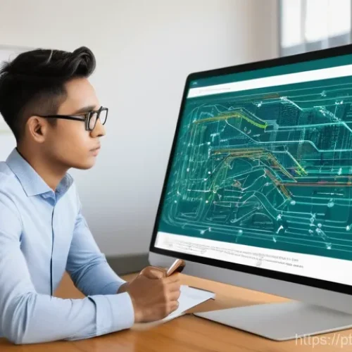 Home 17 변리사 시험 관련 앱 추천 - **Prompt**: A focused university student, in their early 20s, with a determined yet calm expression,...