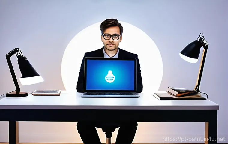 변리사와 기술 경영 - **Prompt for "The Spark of Genius and Protection":**
"A diverse individual, appearing to be in t...